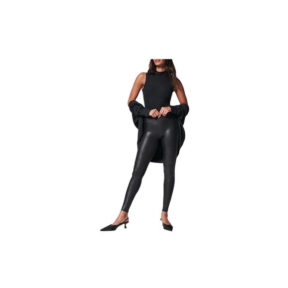 SPANX Pants - SPANX Faux leather legging| Size SM Petitr